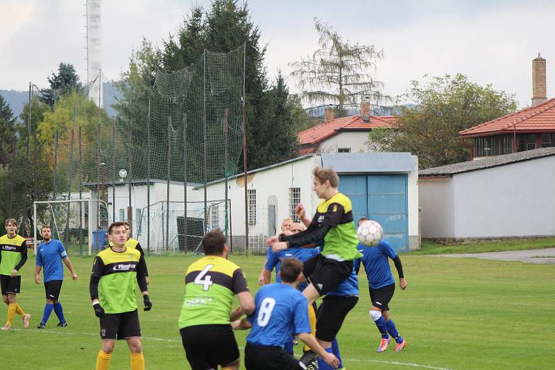 Fotbalová I.B třída: Slavoj Husinec - Osek B 4:2.