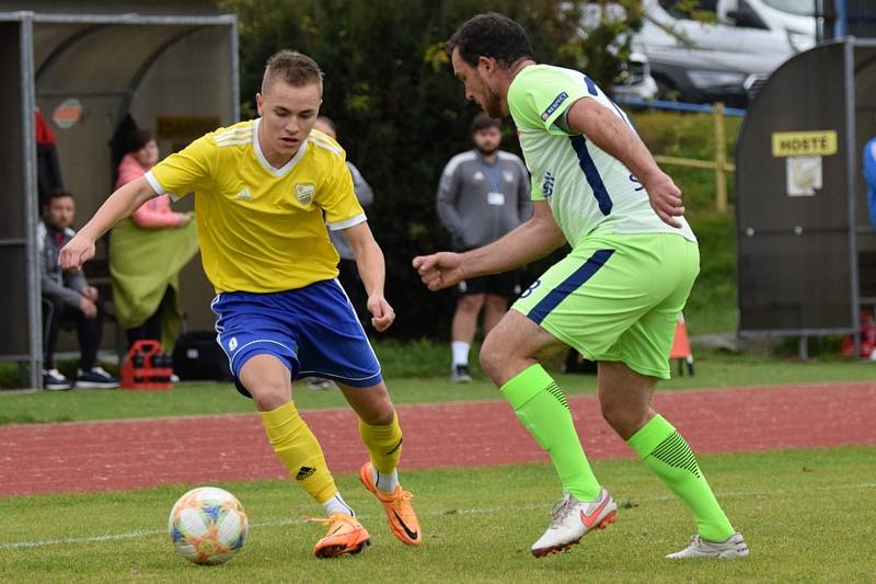 Fotbalová I.A třída: Šumavan Vimperk - SK Planá 1:0 (1:0).