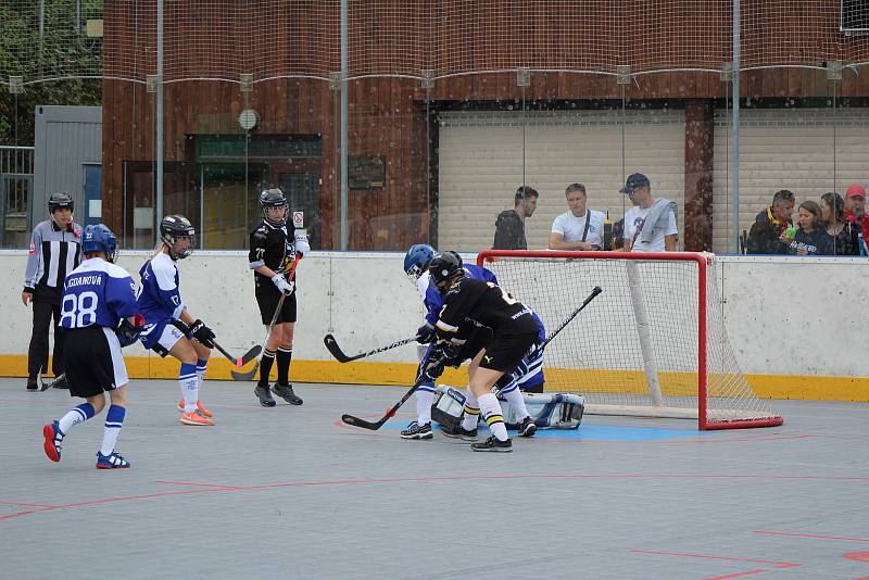 Hokejbalová liga žen - turnaj v Prachaticích.