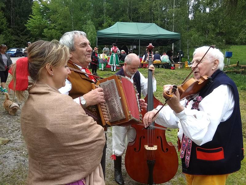 Zahájení plavení na Schwarzenberském plavebním kanále na Jeleních Vrších.