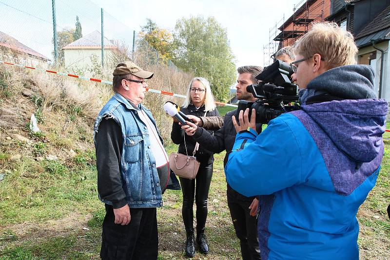 Výbuch v Lenoře zdemoloval obytný dům. Foto: Deník/Stanislav Falář