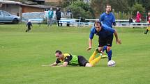 Fotbalová I.B třída: Slavoj Husinec - Osek B 4:2.