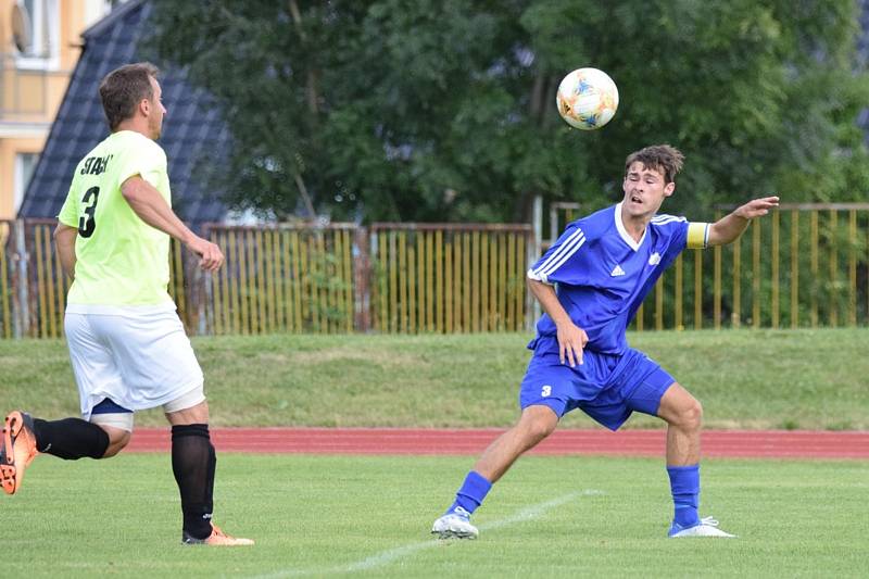 Přípravný fotbal: Šumavan Vimperk - Sokol Stachy 5:0 (4:0).