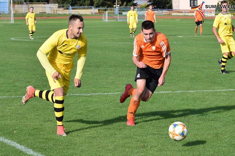 Fotbalová I.A třída: Vimperk - Lhenice 1:1.