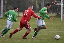 Fotbalový OP Prachaticka: Šumavské Hoštice - Vacov B 5:1.