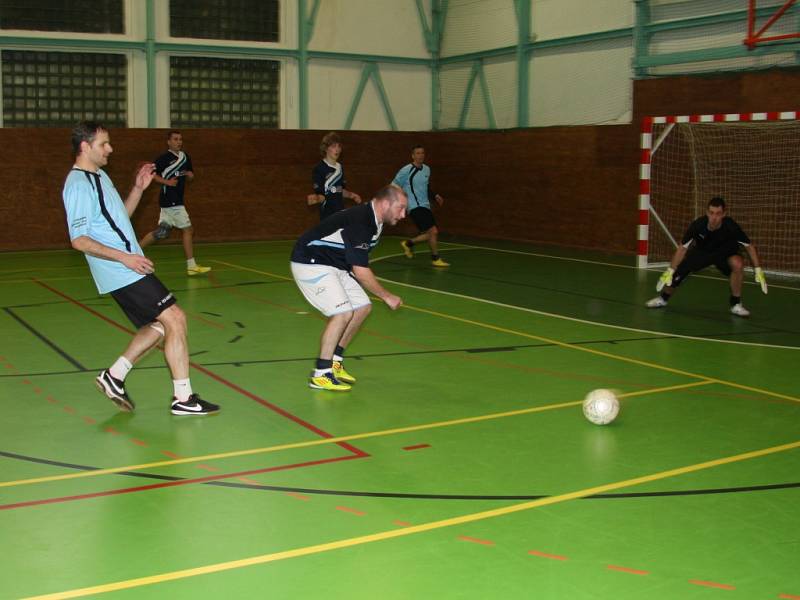 V sobotu 17. ledna se ve sportovní hale v Prachaticích odehrály zápasy krajského finále Českého poháru futsal sálové kopané. Foto z utkání Strabag  PT – FC Tex Color.