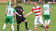 Fotbalová I.B třída: Lhenice - Střelské Hoštice 3:0 (2:0). Foto: Jan Klein