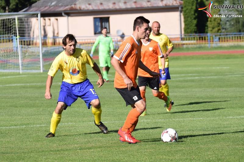 Fotbalová příprava mužů: Vimperk - Prachatice B 2:3.