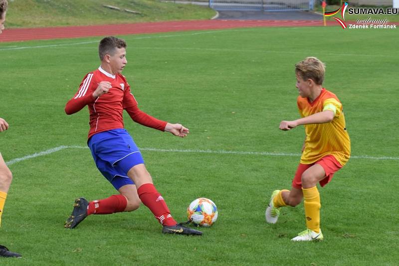 KP starších žáků: Vimperk - Meteor Tábor / Větrovy 13:1.