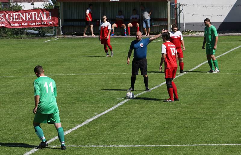 Fotbalový OP Prachaticka: Lhenice B - Dub 8:0. Foto: Jan Klein