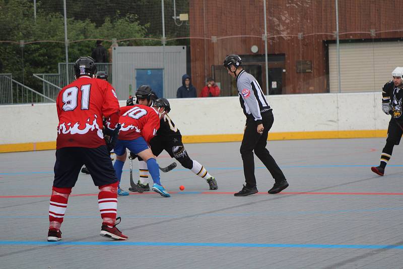 KL hokejbalistů: HBC Prachatice C - Flames Volary 11:1.