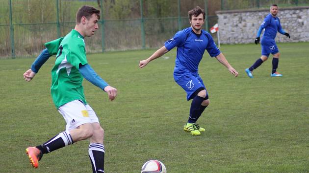 V okresním derby fotbalové I.B třídy zvítězili Lažišťští nad Záblatím přesvědčivě 5:1.