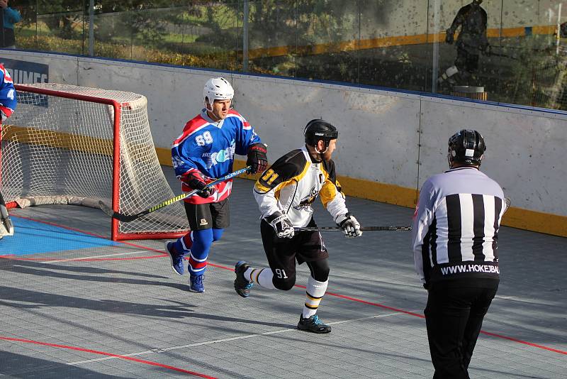 Hokejbalová II. liga jih: HBC Prachatice B - HBC Rosa ČB 5:2.