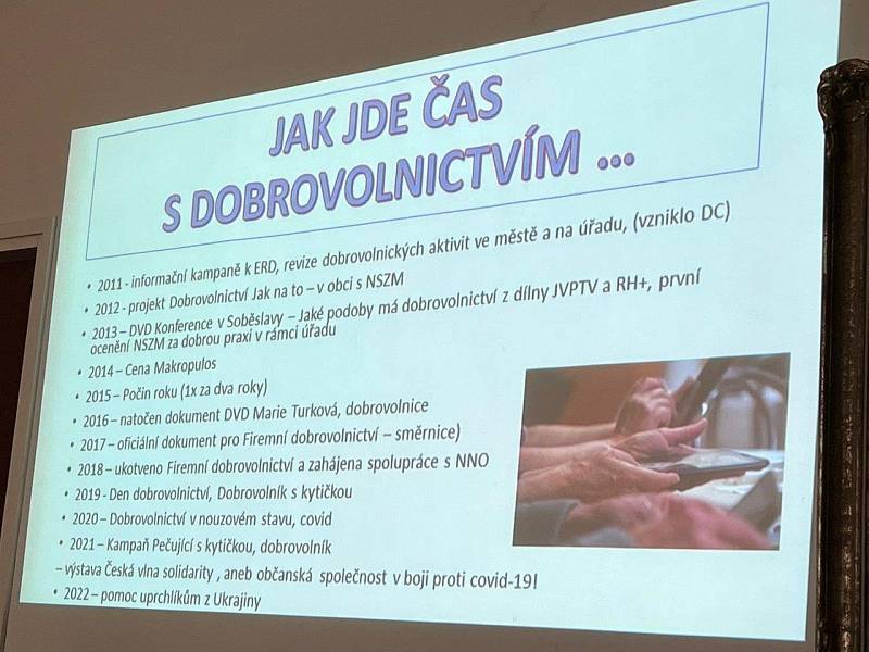 Dobrovolníky z Prachatic ocenilo Ministerstvo vnitra ČR.