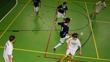 V sobotu 17. ledna se ve sportovní hale v Prachaticích odehrály zápasy krajského finále Českého poháru futsal sálové kopané. Foto z utkání SK Strabag  PT - Bombarďáci Větřní.