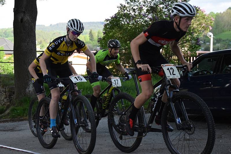 Bikeři si to rozdali při Vimperských schodech. Foto: Zdeněk Formánek