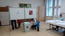 Parlamentní volby ve Vimperku - 3. okrsek.