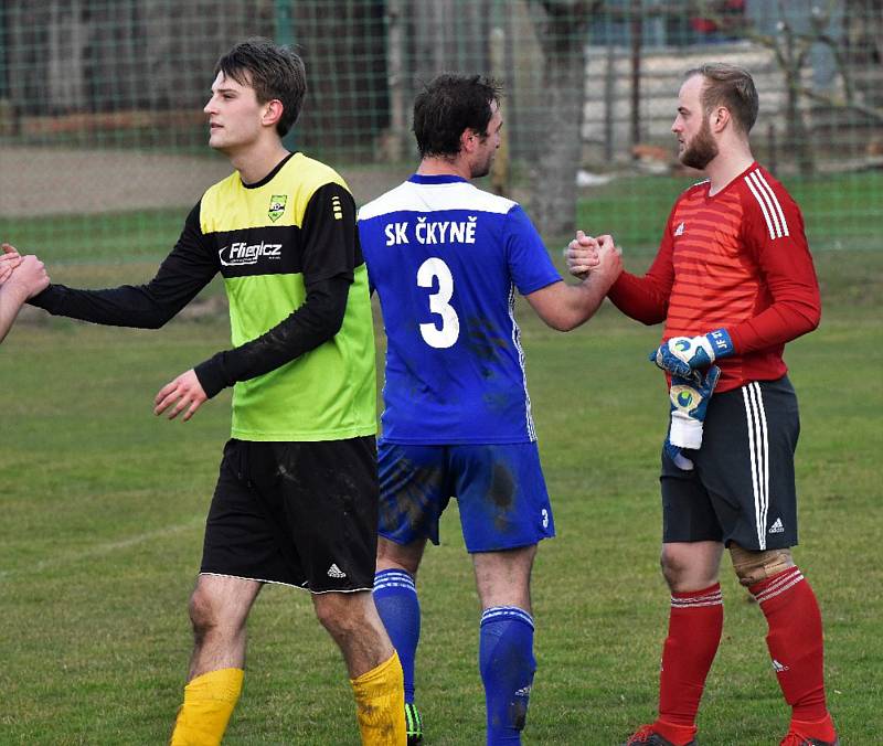 Fotbalová B třída: Osek B - Čkyně 1:4.