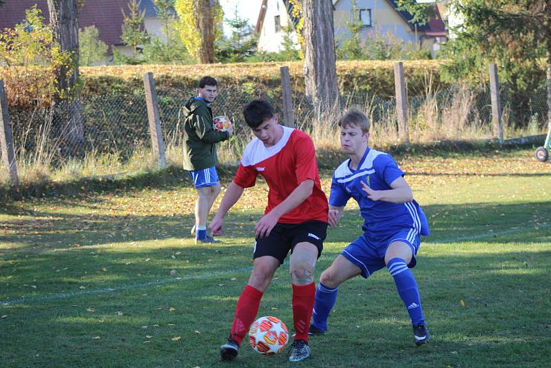 Fotbalová B třída: Čkyně - Husinec 4:1.