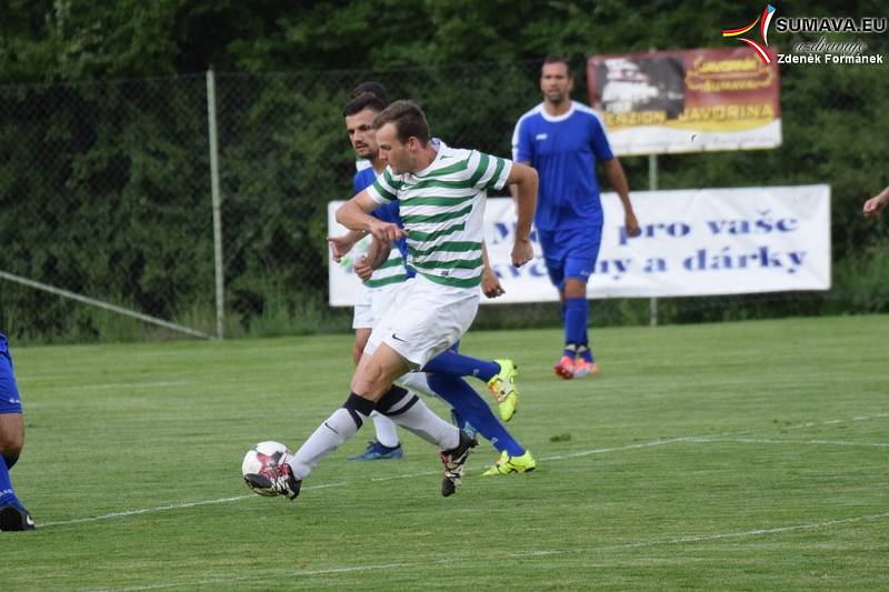 Fotbalová I.B třída: Vacov - Husinec 7:1.