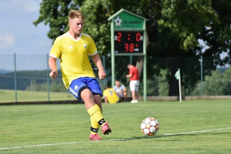 Přípravný fotbal: SK Jankov - Šumavan Vimperk 6:0 (3:0).