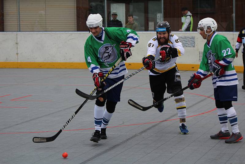 Hokejbalová 1. liga: HBC Prachatice - HBC Plzeň B 2:4.