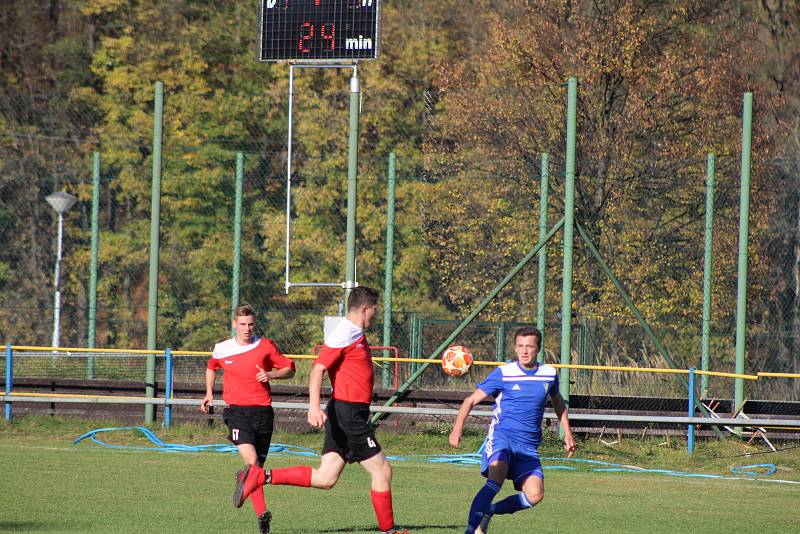 Fotbalová B třída: Čkyně - Husinec 4:1.