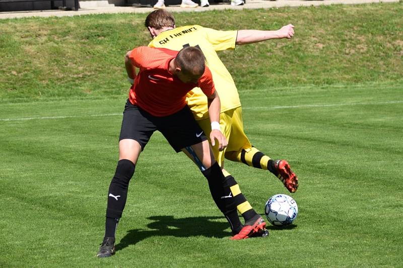 Fotbalová I.B třída: Vacov - Lhenice 1:1 (0:0).