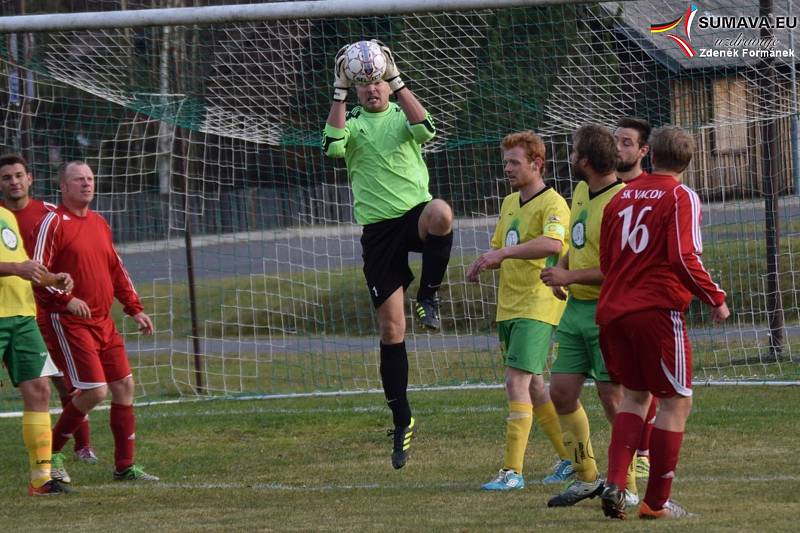 Borová Lada - Vacov B 1:3. Foto: Zdeněk Formánek