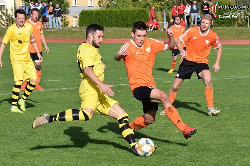 Fotbalová I.A třída: Vimperk - Lhenice 1:1.