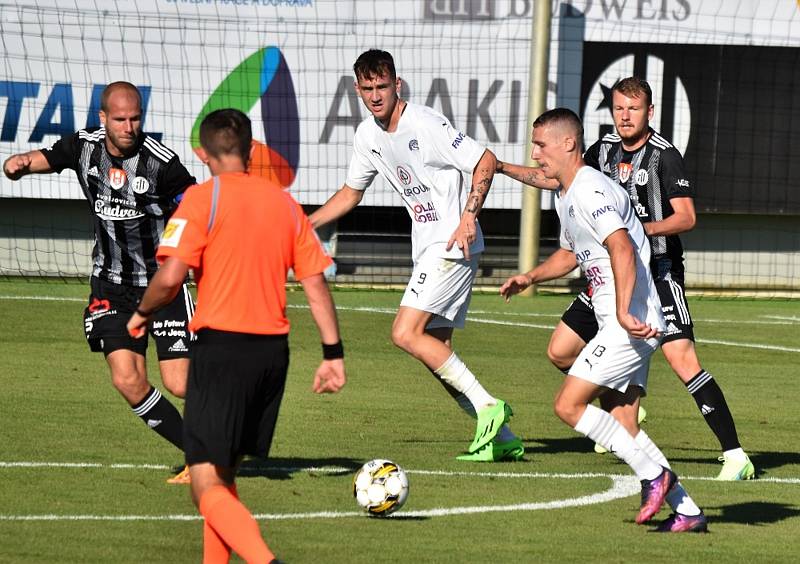 FORTUNA:LIGA: Dynamo České Budějovice - Slovácko 2:2.