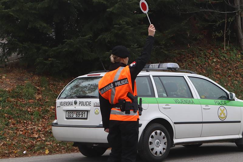 Pohřeb Tomáše Procházky v jeho rodných Prachaticích.