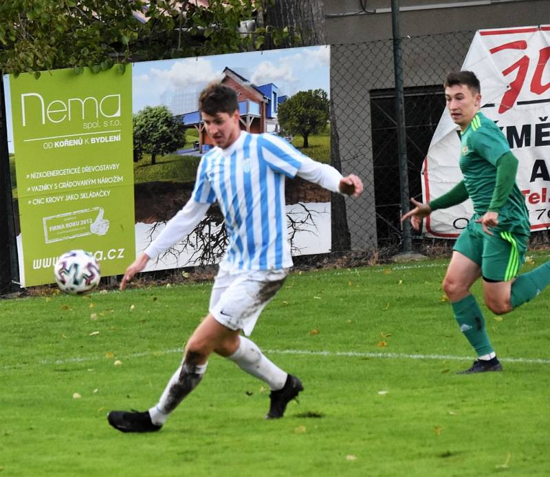 Fotbalový KP: SK Rudolfov - Tatran Prachatice 3:0 (0:0).