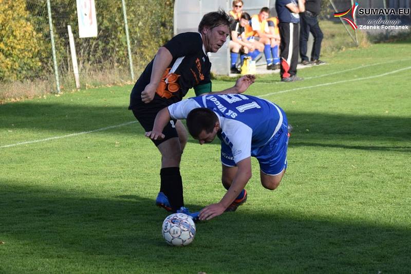 Fotbalový OP Prachaticka: Vacov B - Volary 5:2.