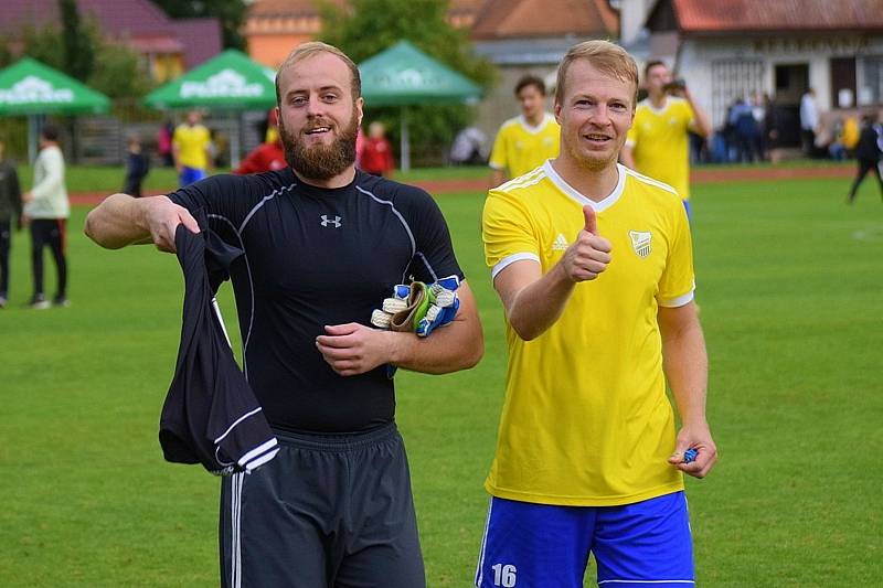 Fotbalová A třída: Vimperk - Semice 3:1.