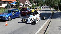 Závody automobilů do vrchu v Prachaticích mají za sebou první závod, v neděli se jede další.Foto: Ladislav Beran