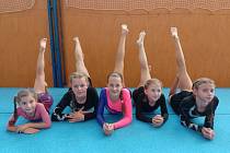 Vimperské gymnastky se představily na závodech v Sezimovo Ústí.