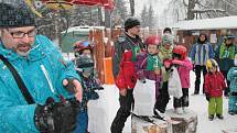 Sjezdovky na Libínském Sedle patřily v sobotu sportovnímu dni pro malé i velké.