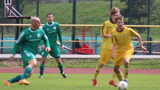 Prachatice (ve žlutém) - Nová Ves 1:0.