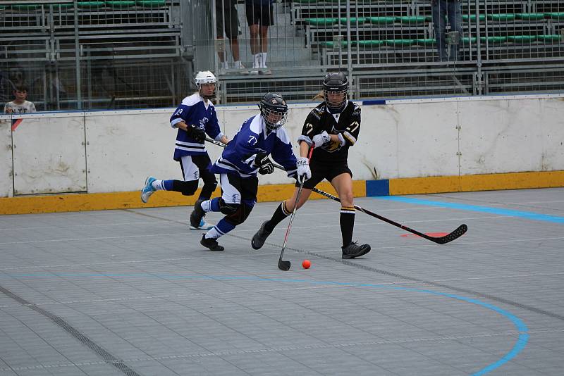 Hokejbalová liga žen - turnaj v Prachaticích.