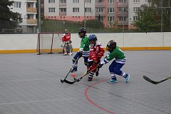 Prachatická hokejbalová aréna hostí turnaj mladších a starších přípravek jihozápadního regionu.