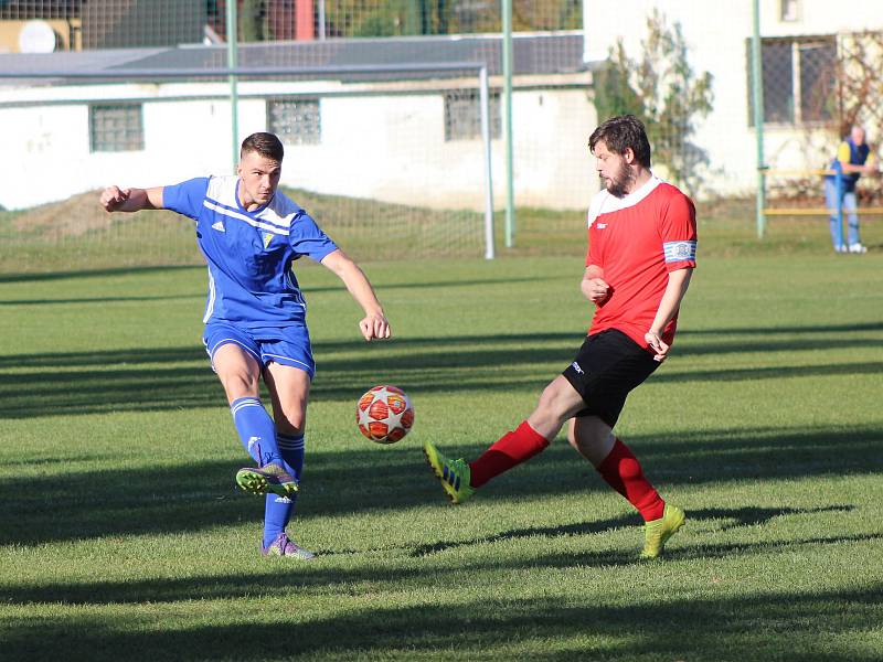 Fotbalová B třída: Čkyně - Husinec 4:1.