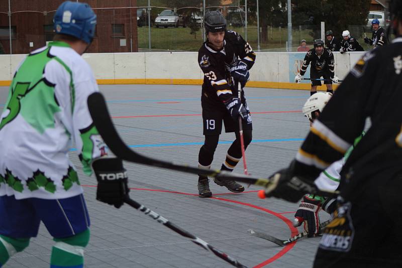 Krajská liga hokejbalu: HBC Prachatice C - Platan Protivín 23:0.