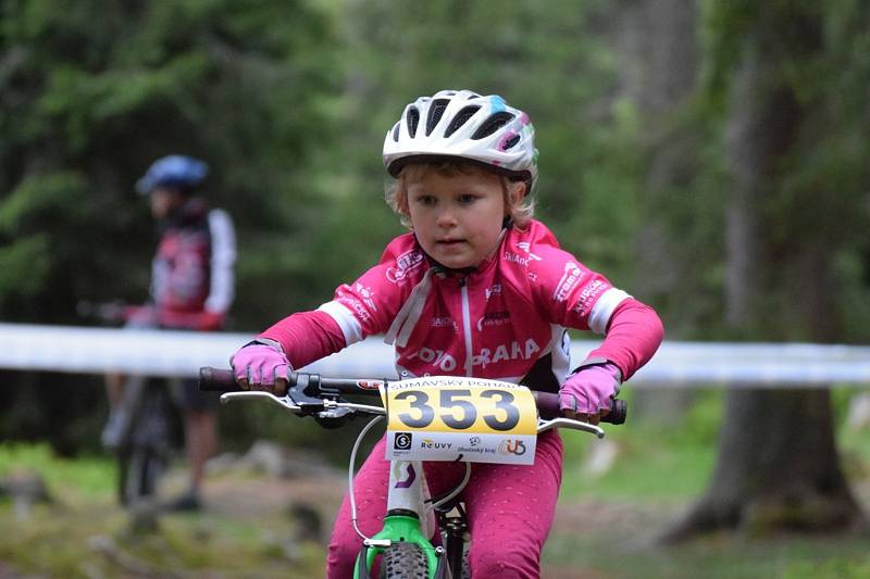 Nejmenší bikeři zahájili seriál Jihočeského poháru MTB.