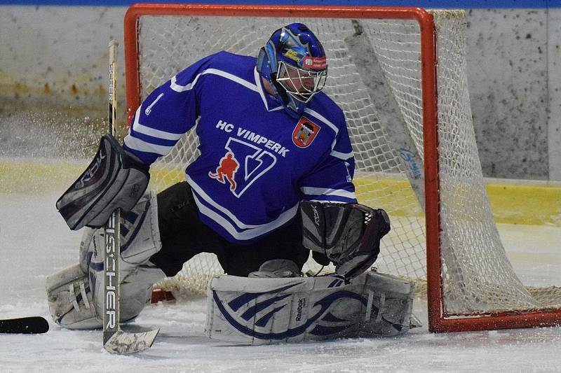 KL ledního hokeje: HC Vimperk - Loko Veselí nad Lužnicí 6:8.