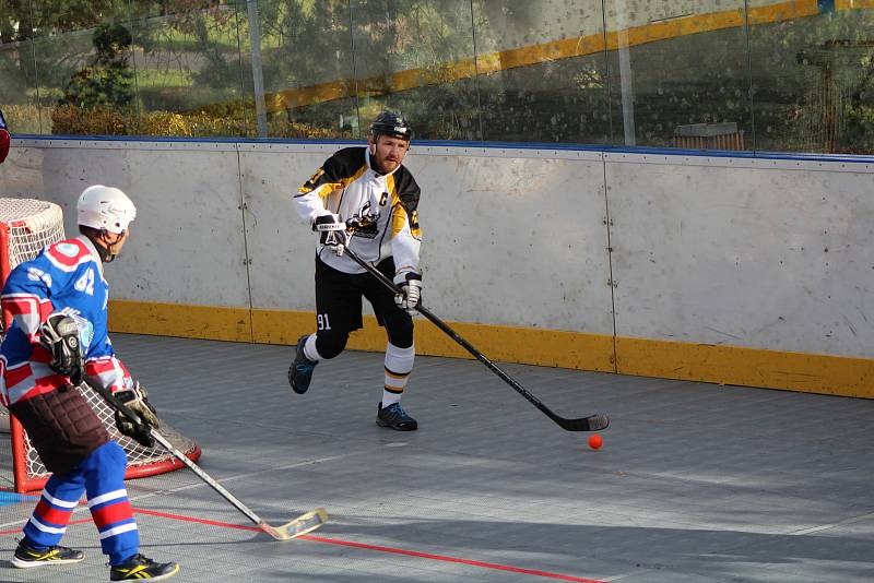 Hokejbalová II. liga jih: HBC Prachatice B - HBC Rosa ČB 5:2.