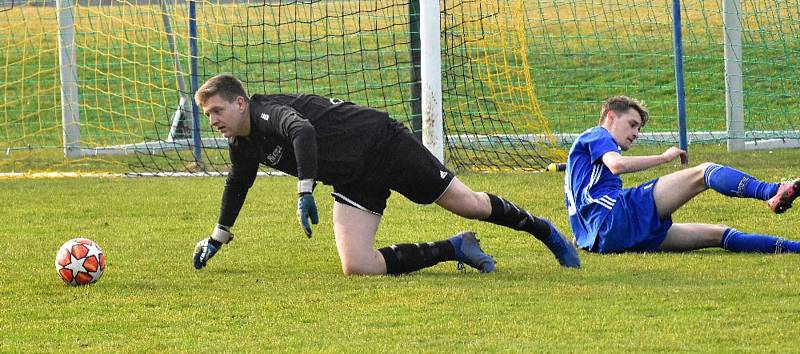 Fotbalová B třída: Osek B - Čkyně 1:4.