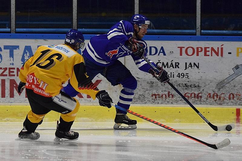 KL ledního hokeje: HC Vimperk - TJ Bpžetice 9:0 (3:0, 3:0, 3:0).