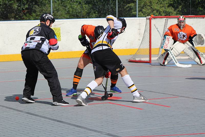 Play off 2. hokejalové ligy: HBC Prachatice - HC ŠD Písek 7:2.