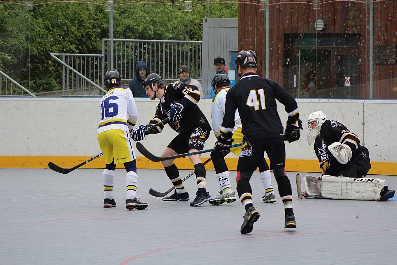 O víkendu půjdeme i na rozhodující utkání semifinále play off 1. ligy hokejbalistů.